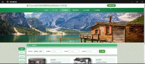 基于ssm vue基于技术的招聘网站系统设计与开发